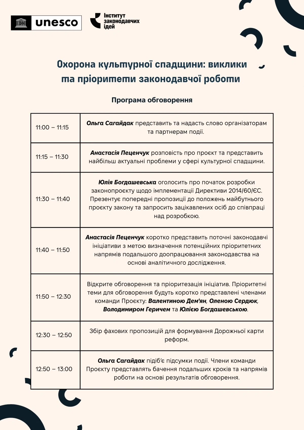 Охорона культурної спадщини: виклики та пріоритети законодавчої роботи